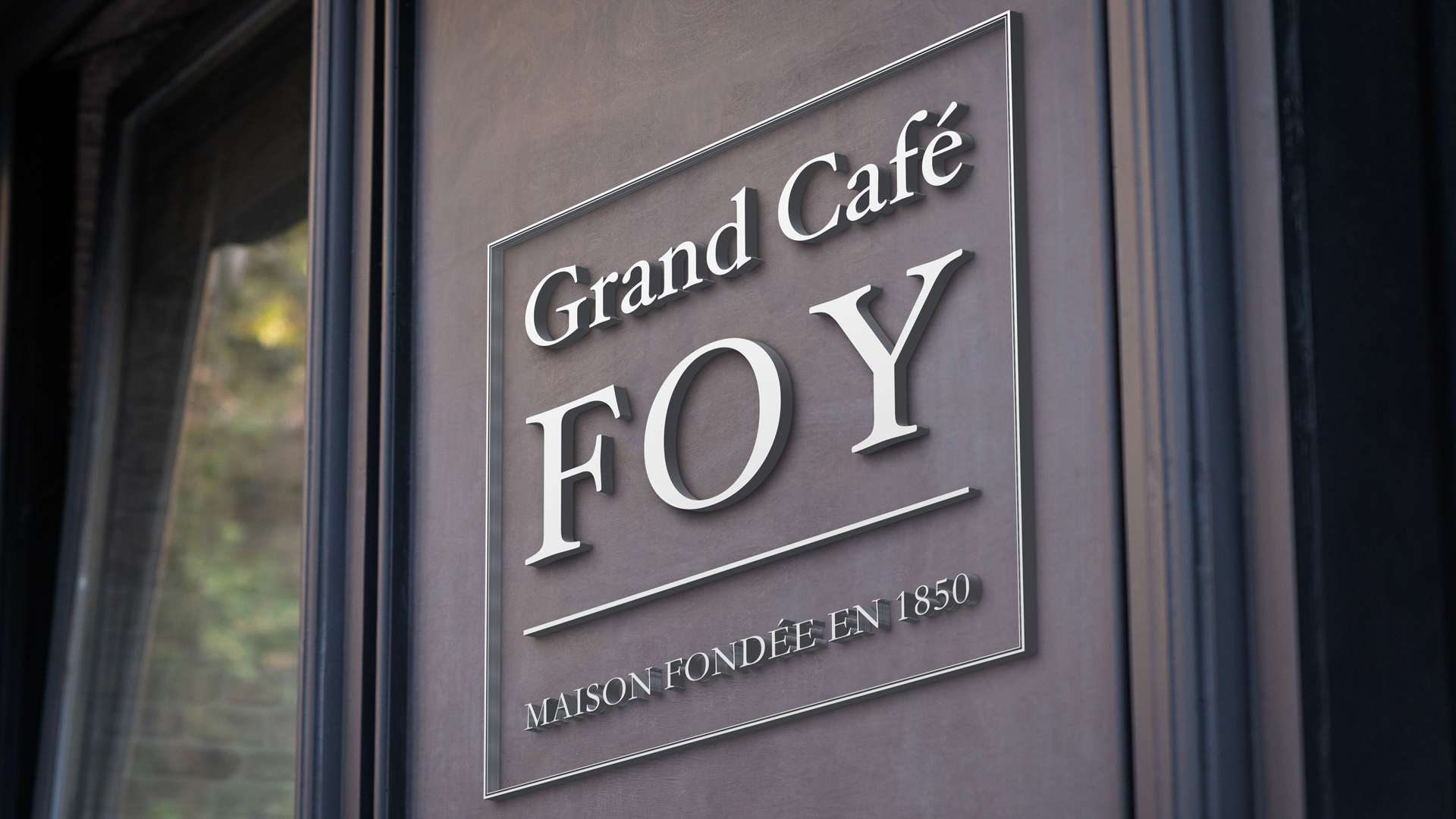 Réalisation pour Grand Café Foy