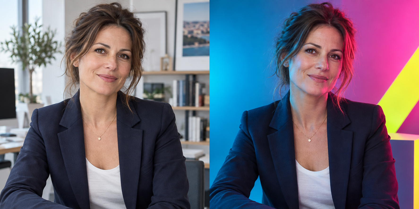 Portrait professionnel source d’une dirigeante de TPE