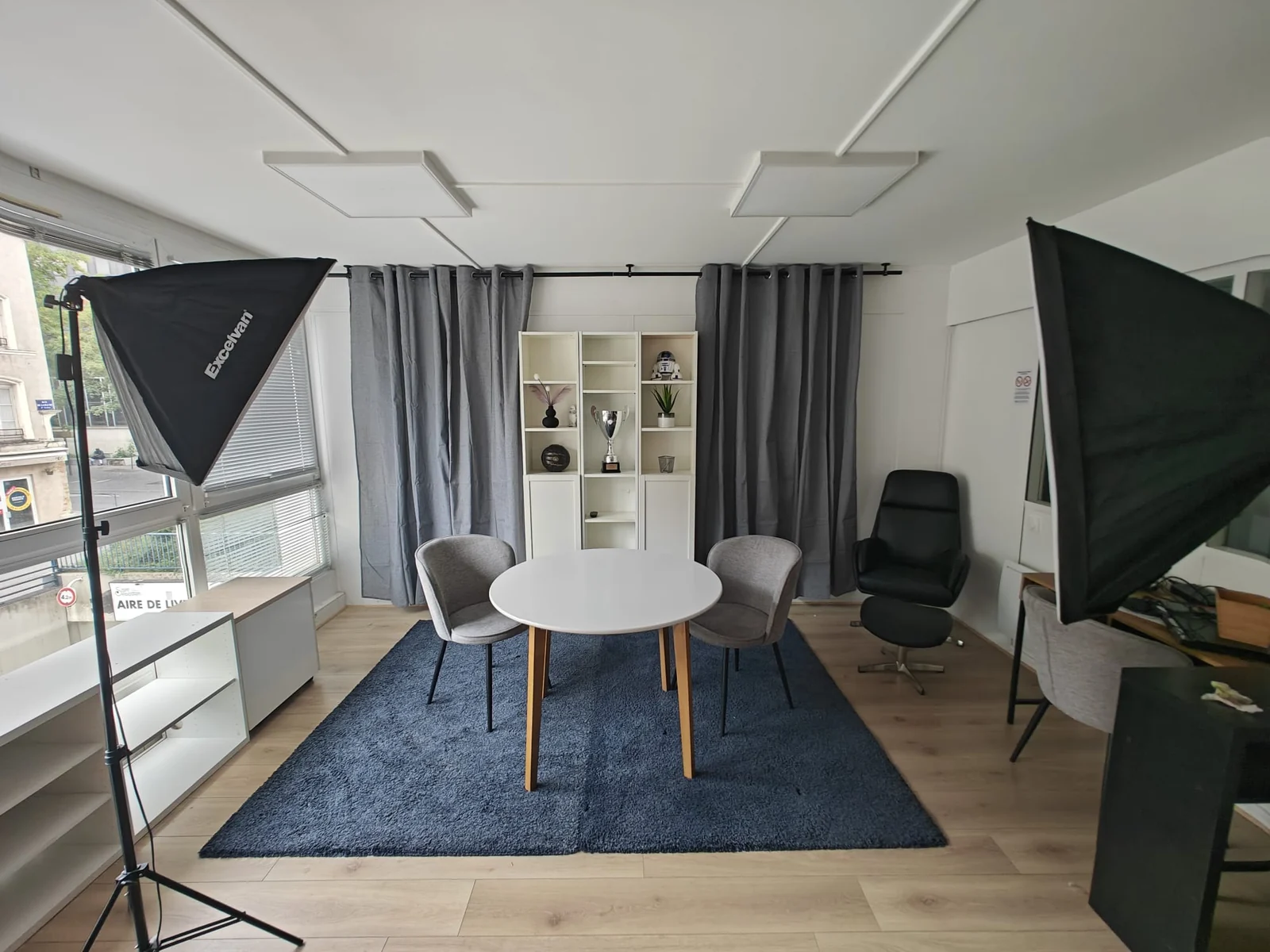 Photographie source du studio vidéo