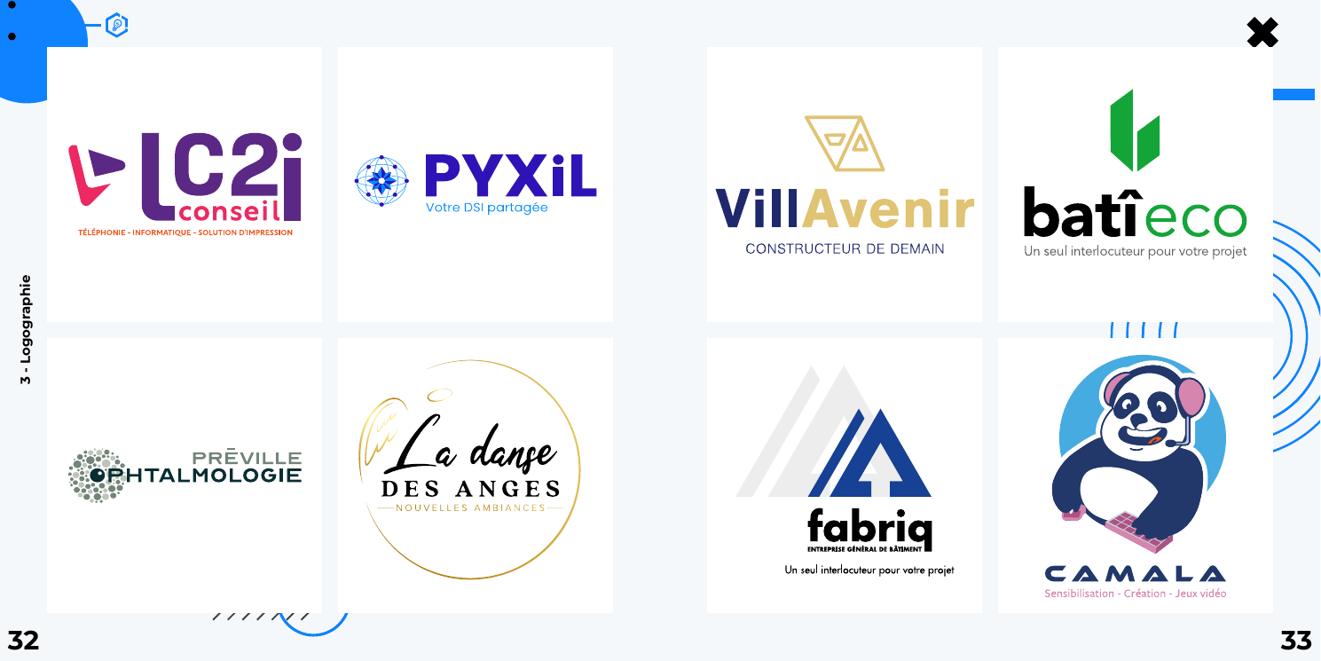 Logotypes et systèmes de marque