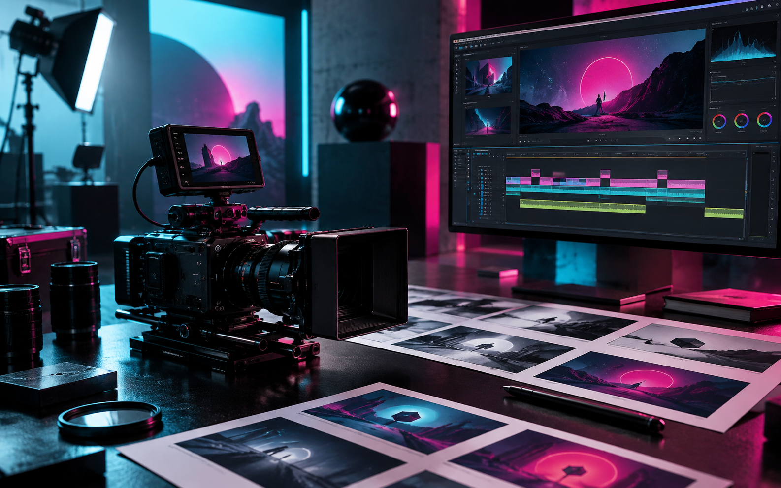 Mockup d’une vidéo courte pour la communication d’une entreprise